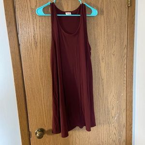 Mossimo supply co maroon dress, great condition!